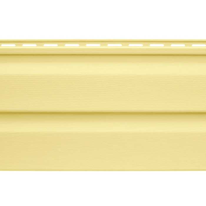 Виниловый сайдинг Альта-Профиль КАНАДА ПЛЮС Желтый 3660x230x1.1